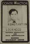 Phil Konstantin's NASA photo 
ID. This was taken in 1972. 
I ran computers in Mission Control during the Apollo 16, Apollo 17 and Skylab 
missions.