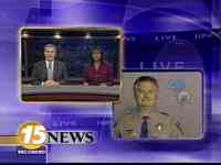 A picture of one of my TV 
broadcasts (7/2002) with Bill Griffith and Lisa Lake.
This was on Ch.10 KGTV while I was a California Highway Patrol Officer.